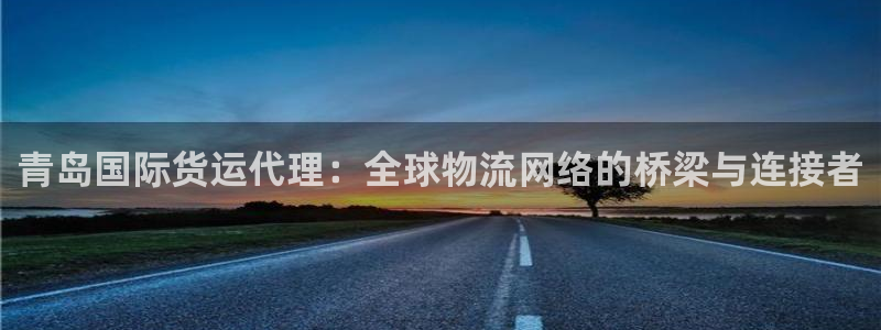 k豆钱包苹果下载：青岛国际货运代理：全球物流网络的桥梁与