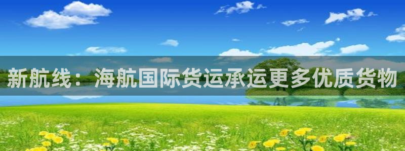k豆钱包怎么提现：新航线：海航国际货运承运更多优质货物