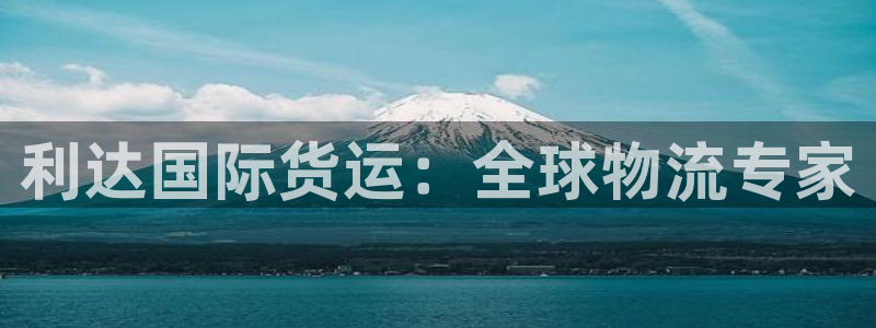最新k豆钱包：利达国际货运：全球物流专家
